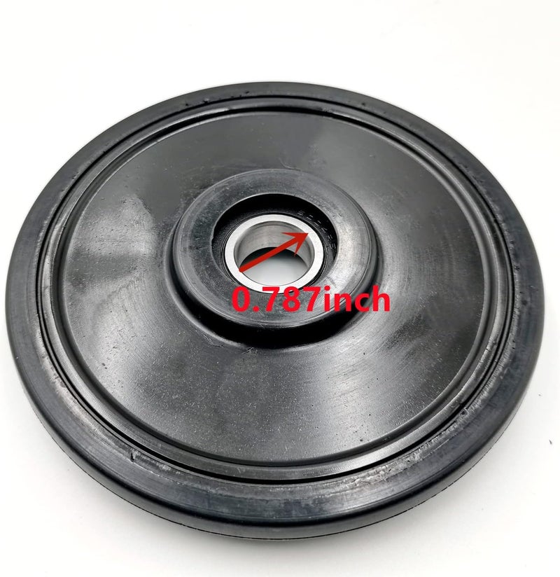 BRGMAX Idler Wheel with Bearing Black 5.63inch X 20mm Snowmobile Parts Shocks Suspension FITS for Arctic Cat 1604-837 3604-039 - Image 2